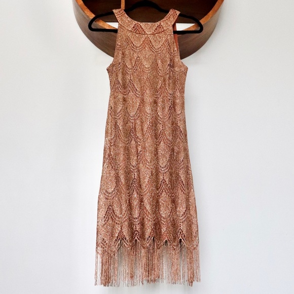 Vintage Fringe Dress - Picture 1 of 5